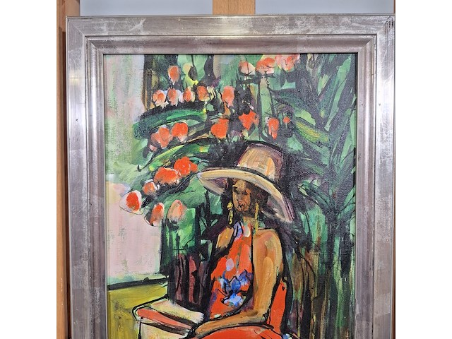 Acryl schilderij, maya wildevuur, dora giglio, 2004 - afbeelding 5 van  11