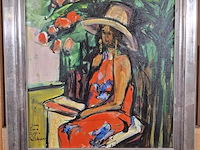 Acryl schilderij, maya wildevuur, dora giglio, 2004 - afbeelding 6 van  11