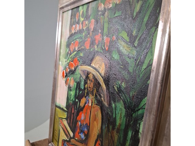 Acryl schilderij, maya wildevuur, dora giglio, 2004 - afbeelding 9 van  11