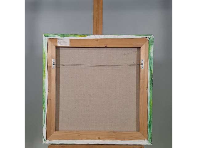 Acryl schilderij, maya wildevuur, dora op giglio, 2004 - afbeelding 6 van  8