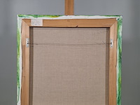 Acryl schilderij, maya wildevuur, dora op giglio, 2004 - afbeelding 6 van  8