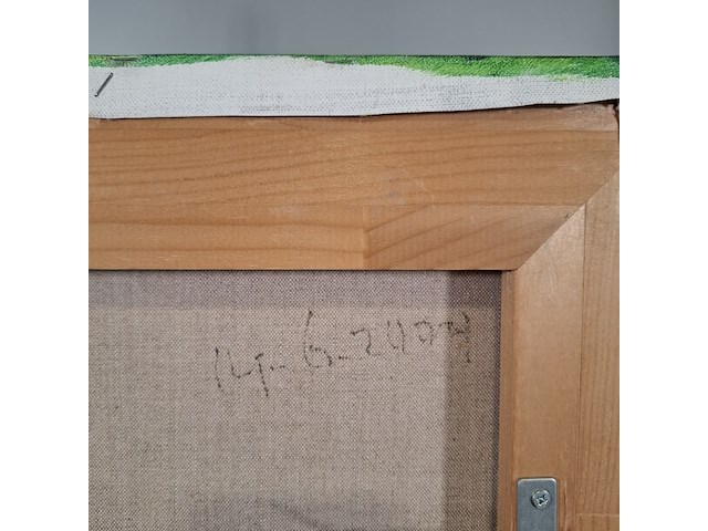 Acryl schilderij, maya wildevuur, dora op giglio, 2004 - afbeelding 8 van  8