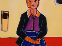 Acryl schilderij, maya wildevuur, enise, 2010 - afbeelding 1 van  9