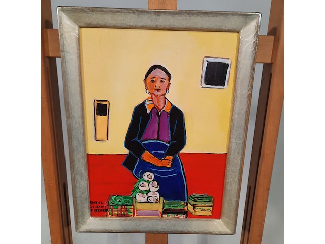 Acryl schilderij, maya wildevuur, enise, 2010 - afbeelding 2 van  9