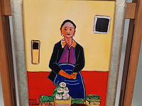 Acryl schilderij, maya wildevuur, enise, 2010 - afbeelding 2 van  9