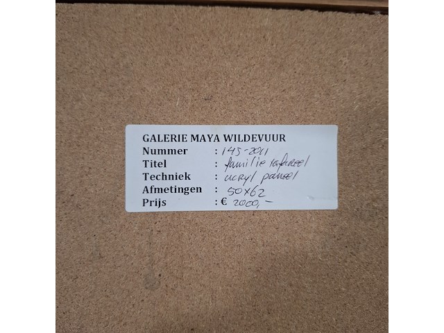 Acryl schilderij, maya wildevuur, familie tafereel - afbeelding 7 van  15