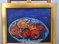 Acryl schilderij, maya wildevuur, fruitschaal - afbeelding 3 van  10