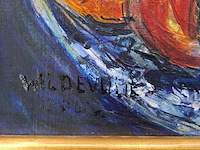 Acryl schilderij, maya wildevuur, fruitschaal - afbeelding 6 van  10