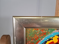 Acryl schilderij, maya wildevuur, gezicht - afbeelding 7 van  8