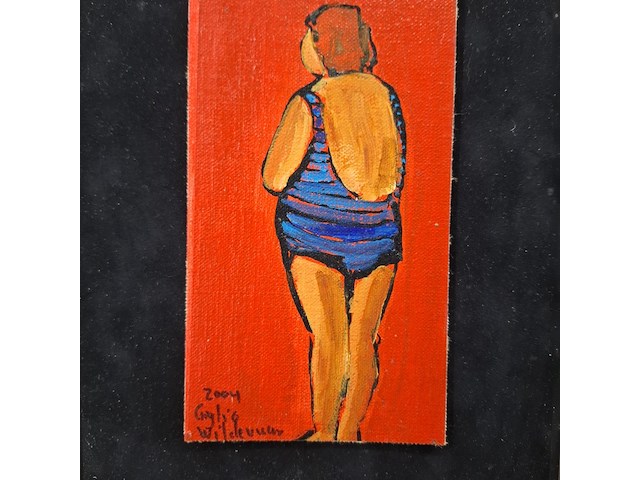 Acryl schilderij, maya wildevuur, giglio, 2004 - afbeelding 5 van  10