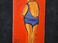 Acryl schilderij, maya wildevuur, giglio, 2004 - afbeelding 5 van  10