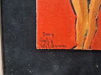 Acryl schilderij, maya wildevuur, giglio, 2004 - afbeelding 6 van  10