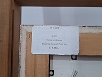 Acryl schilderij, maya wildevuur, giglio, 2004 - afbeelding 2 van  10