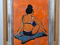 Acryl schilderij, maya wildevuur, giglio, 2004 - afbeelding 3 van  10