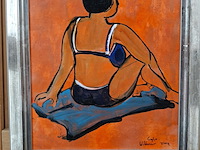 Acryl schilderij, maya wildevuur, giglio, 2004 - afbeelding 5 van  10