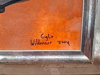 Acryl schilderij, maya wildevuur, giglio, 2004 - afbeelding 6 van  10