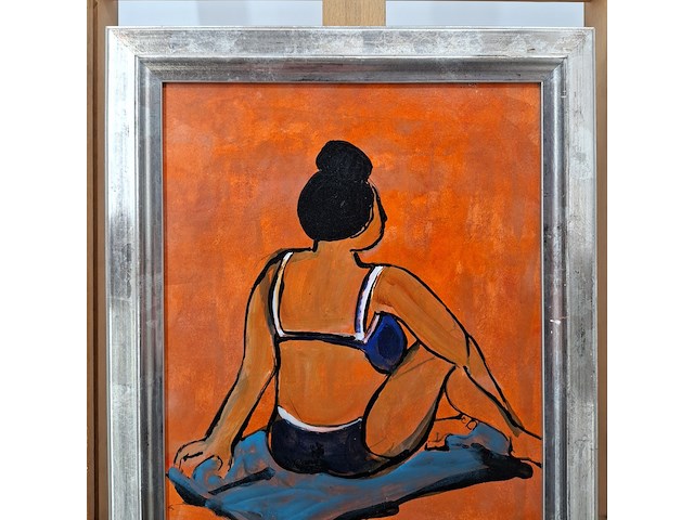 Acryl schilderij, maya wildevuur, giglio, 2004 - afbeelding 5 van  11