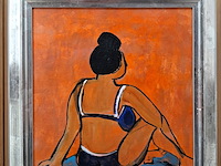Acryl schilderij, maya wildevuur, giglio, 2004 - afbeelding 5 van  11