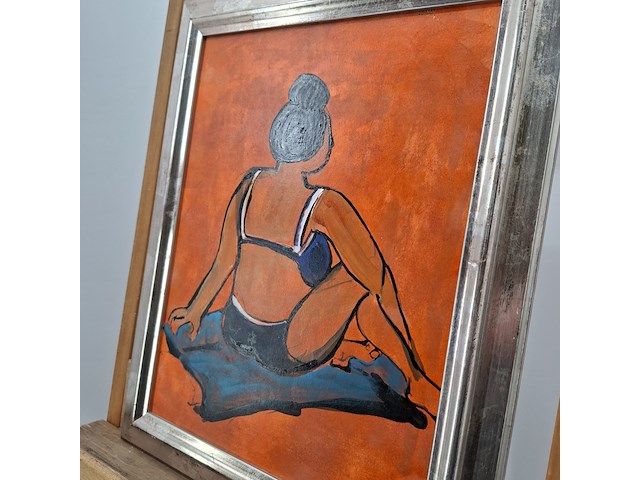 Acryl schilderij, maya wildevuur, giglio, 2004 - afbeelding 9 van  11