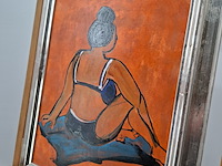 Acryl schilderij, maya wildevuur, giglio, 2004 - afbeelding 9 van  11