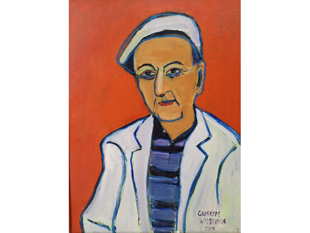 Acryl schilderij, maya wildevuur, guseppe, 2010 - afbeelding 1 van  10