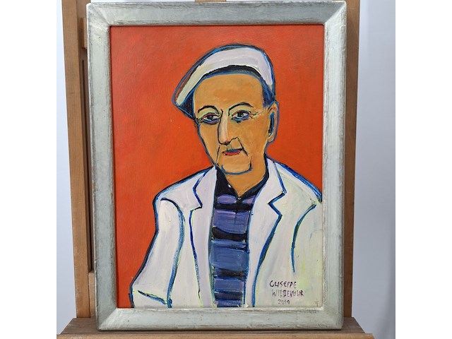 Acryl schilderij, maya wildevuur, guseppe, 2010 - afbeelding 3 van  10