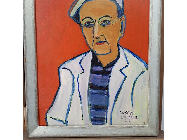 Acryl schilderij, maya wildevuur, guseppe, 2010 - afbeelding 5 van  10