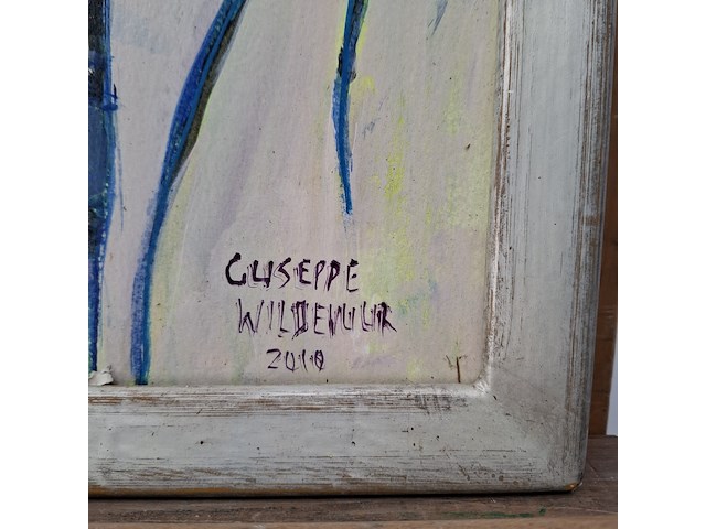 Acryl schilderij, maya wildevuur, guseppe, 2010 - afbeelding 6 van  10