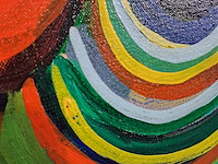 Acryl schilderij, maya wildevuur, haan, 2013 - afbeelding 6 van  8