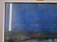 Acryl schilderij, maya wildevuur, heideveld, 1990 - afbeelding 9 van  10