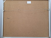 Acryl schilderij, maya wildevuur, heideveld, 1990 - afbeelding 10 van  10