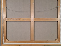 Acryl schilderij, maya wildevuur, hiemstrastrate , 1998 - afbeelding 7 van  9