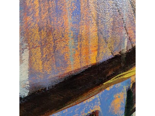 Acryl schilderij, maya wildevuur, hoorn, 2003 - afbeelding 6 van  9