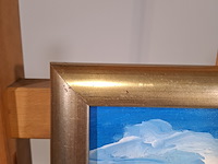 Acryl schilderij, maya wildevuur, ibiza - afbeelding 5 van  8