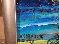 Acryl schilderij, maya wildevuur, ibiza - afbeelding 6 van  8