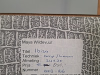 Acryl schilderij, maya wildevuur, ibiza - afbeelding 8 van  8