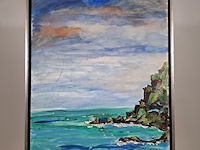 Acryl schilderij, maya wildevuur, ilfracombe, 2012 - afbeelding 5 van  12