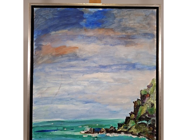 Acryl schilderij, maya wildevuur, ilfracombe, 2012 - afbeelding 6 van  12