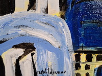 Acryl schilderij, maya wildevuur, ilfracombe, 2012 - afbeelding 4 van  6