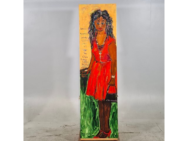 Acryl schilderij, maya wildevuur, isabelle, 2012 - afbeelding 1 van  6