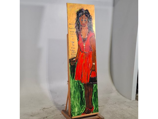 Acryl schilderij, maya wildevuur, isabelle, 2012 - afbeelding 2 van  6