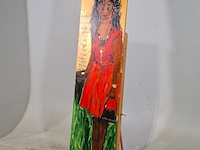Acryl schilderij, maya wildevuur, isabelle, 2012 - afbeelding 3 van  6