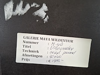 Acryl schilderij, maya wildevuur, isla di giglio, 2001 - afbeelding 5 van  10