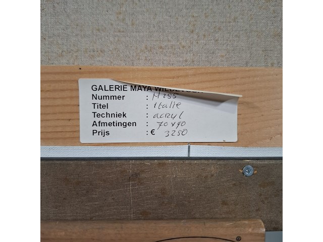 Acryl schilderij, maya wildevuur, italië , 1997 - afbeelding 9 van  9