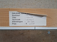 Acryl schilderij, maya wildevuur, italië , 1997 - afbeelding 9 van  9