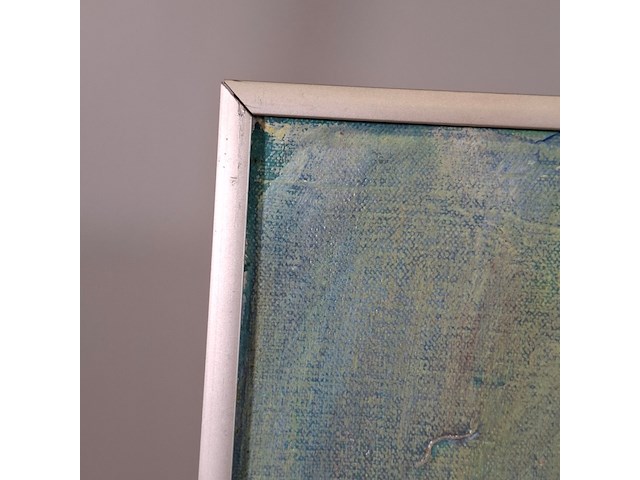 Acryl schilderij, maya wildevuur, joke, 1989 - afbeelding 5 van  7