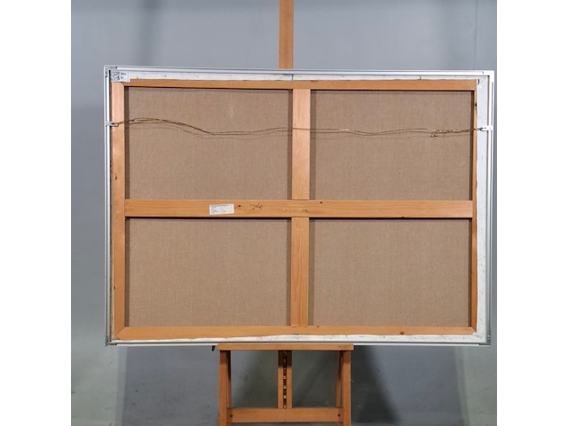 Acryl schilderij, maya wildevuur, joke, 1989 - afbeelding 6 van  7