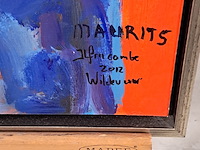 Acryl schilderij, maya wildevuur, kapitein, 2012 - afbeelding 3 van  9