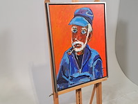 Acryl schilderij, maya wildevuur, kapitein, 2012 - afbeelding 4 van  9