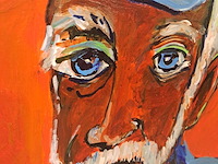 Acryl schilderij, maya wildevuur, kapitein, 2012 - afbeelding 6 van  9